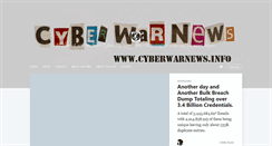 Desktop Screenshot of cyberwarnews.info